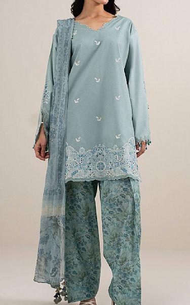 Sapphire Cadet Blue Lawn Suit | Pakistani Lawn Dress in USA- Image 1