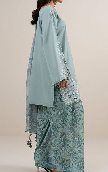 Sapphire Cadet Blue Lawn Suit | Pakistani Lawn Dress in USA- Image 2
