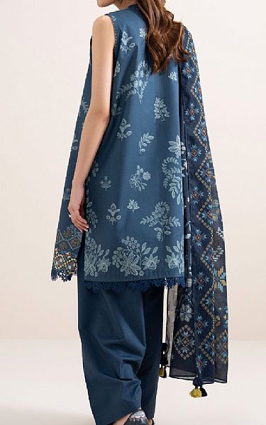Sapphire Slate Blue Lawn Suit | Pakistani Lawn Dress in USA- Image 2