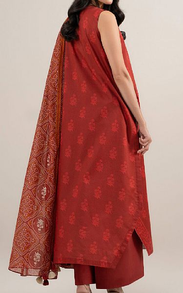Sapphire Dull Red Lawn Suit | Pakistani Lawn Dress in USA- Image 2