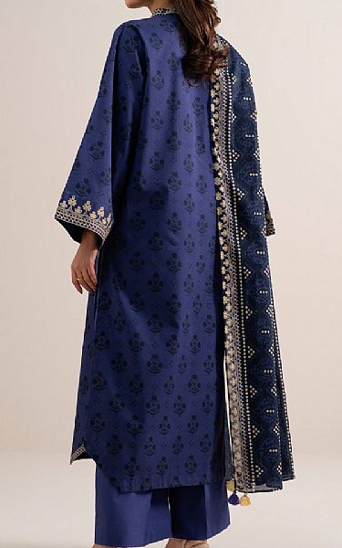 Sapphire Blue Lawn Suit | Pakistani Lawn Dress in USA- Image 2