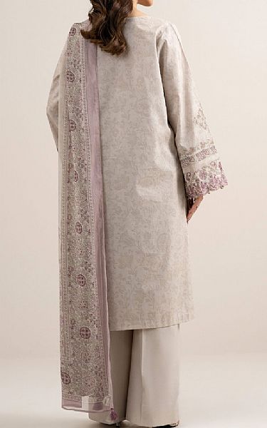Sapphire Pastel Grey Lawn Suit | Pakistani Lawn Dress in USA- Image 2