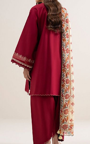 Sapphire Vivid Burgundy Lawn Suit | Pakistani Lawn Dress in USA- Image 2