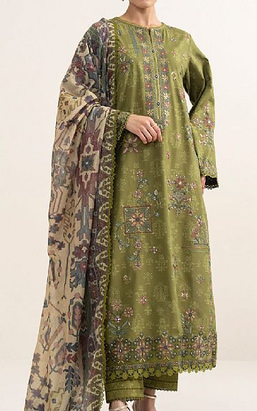 Sapphire Olive Lawn Suit | Pakistani Lawn Dress in USA- Image 1