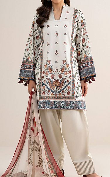 Sapphire Off White Lawn Suit | Pakistani Lawn Dress in USA- Image 1