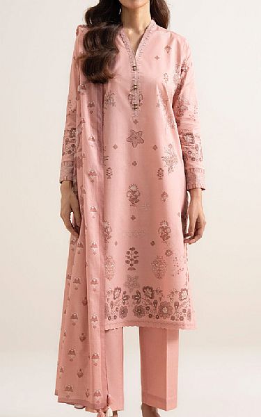 Sapphire Pastel Pink Lawn Suit | Pakistani Lawn Dress in USA- Image 1