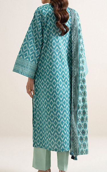 Sapphire Aqua Lawn Suit | Pakistani Lawn Dress in USA- Image 2