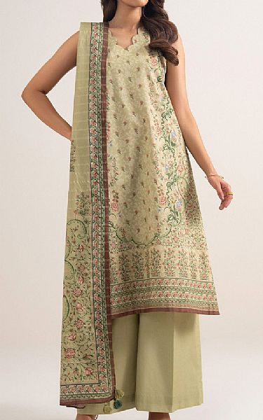 Sapphire Beige Lawn Suit | Pakistani Lawn Dress in USA- Image 1