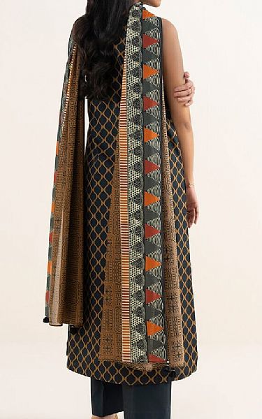 Sapphire Black/Orange Lawn Suit | Pakistani Lawn Dress in USA- Image 2