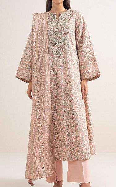 Sapphire Pale Pink Lawn Suit | Pakistani Lawn Dress in USA- Image 1