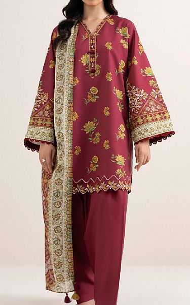 Sapphire Raspberry Cotton Suit | Pakistani Lawn Dress in USA- Image 1