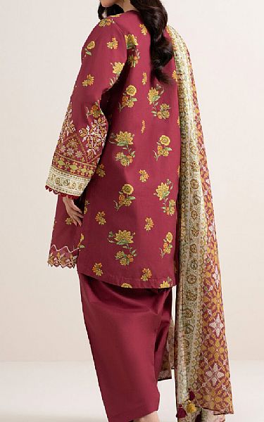 Sapphire Raspberry Cotton Suit | Pakistani Lawn Dress in USA- Image 2