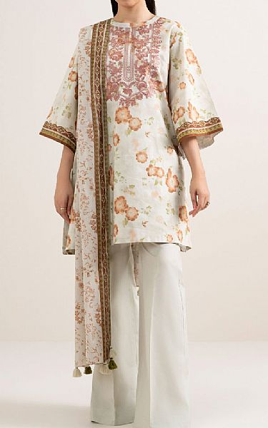 Sapphire Off White Lawn Suit | Pakistani Lawn Dress in USA- Image 1