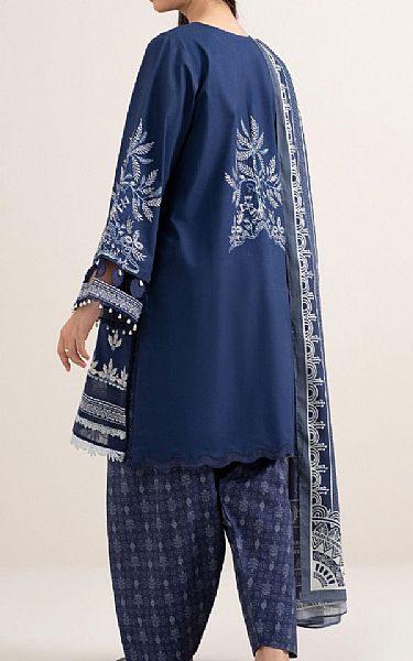 Sapphire Navy Blue Cotton Suit | Pakistani Lawn Dress in USA- Image 2