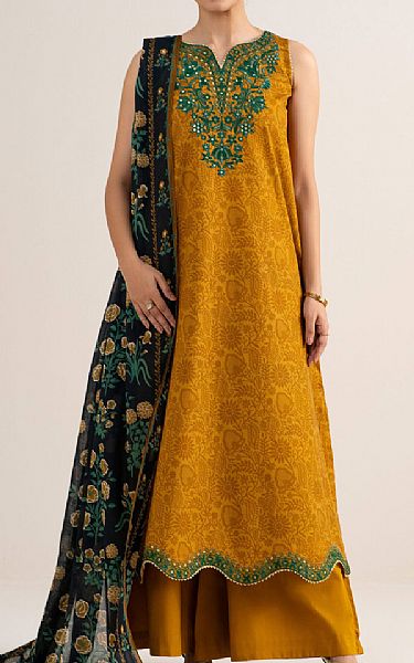 Sapphire Mustard Cotton Suit | Pakistani Lawn Dress in USA- Image 1