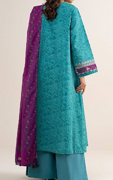 Sapphire Aqua Cotton Suit | Pakistani Lawn Dress in USA- Image 2