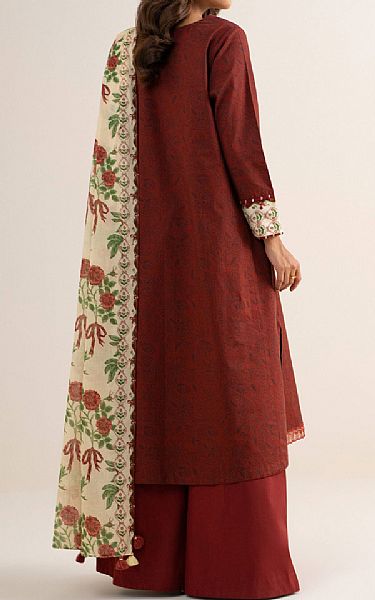 Sapphire Dull Red Cotton Suit | Pakistani Lawn Dress in USA- Image 2
