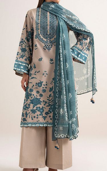 Sapphire Tea Rose/Hippie Blue Cotton Suit | Pakistani Lawn Dress in USA- Image 1