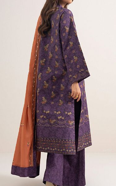 Sapphire Purple Cotton Suit | Pakistani Lawn Dress in USA- Image 2