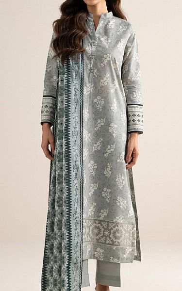 Sapphire Grey Lawn Suit | Pakistani Lawn Dress in USA- Image 1