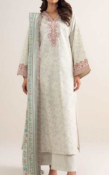 Sapphire Off White Lawn Suit | Pakistani Lawn Dress in USA- Image 1