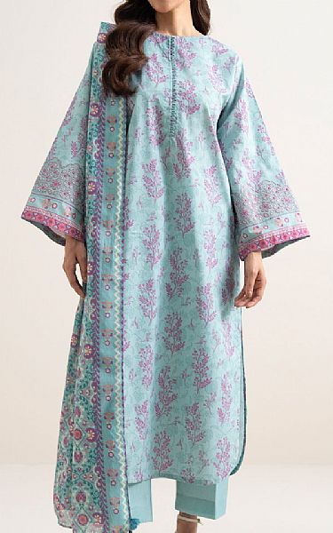 Sapphire Sky Blue Lawn Suit | Pakistani Lawn Dress in USA- Image 1