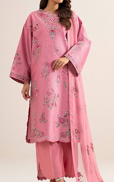 Sapphire Pink Cotton Suit | Pakistani Lawn Dress in USA- Image 1