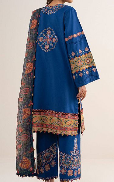 Sapphire Blue Lawn Suit | Pakistani Lawn Dress in USA- Image 2