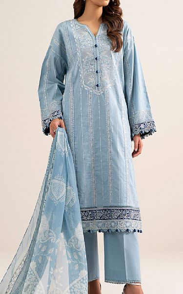 Sapphire Sky Blue Lawn Suit | Pakistani Lawn Dress in USA- Image 1