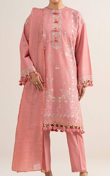 Sapphire Pink Lawn Suit | Pakistani Lawn Dress in USA- Image 1