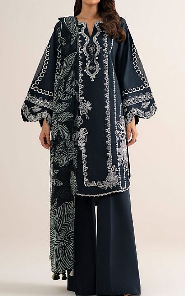 Sapphire Black/Off White Cotton Suit | Pakistani Lawn Dress in USA- Image 1