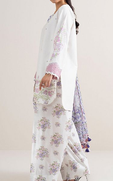 Sapphire White Cotton Suit | Pakistani Lawn Dress in USA- Image 2