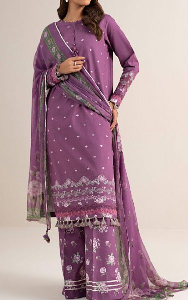 Sapphire Light Plum Lawn Suit | Pakistani Lawn Dress in USA- Image 1