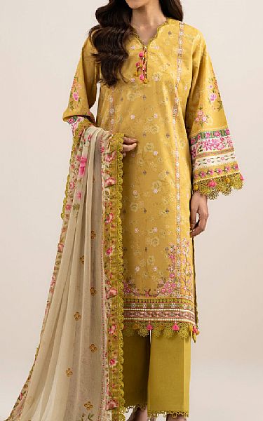 Sapphire Mustard Lawn Suit | Pakistani Lawn Dress in USA- Image 1