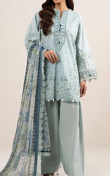 Sapphire Ice Blue Lawn Suit | Pakistani Lawn Dress in USA- Image 1