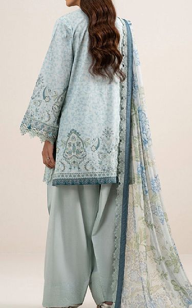 Sapphire Ice Blue Lawn Suit | Pakistani Lawn Dress in USA- Image 2