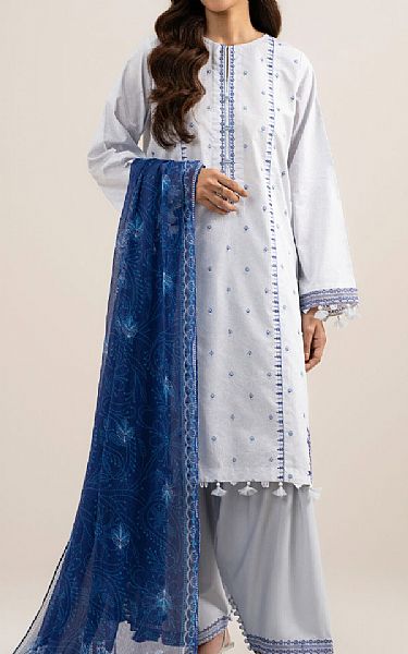 Sapphire Light Grey Lawn Suit | Pakistani Lawn Dress in USA- Image 1