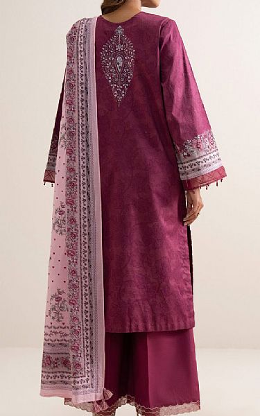 Sapphire Raspberry Rose Lawn Suit | Pakistani Lawn Dress in USA- Image 2
