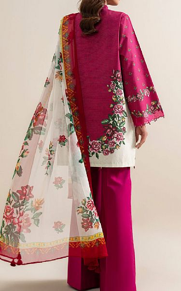 Sapphire Magenta Cotton Suit | Pakistani Lawn Dress in USA- Image 2