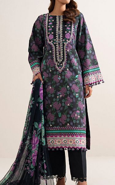 Sapphire Black Cotton Suit | Pakistani Lawn Dress in USA- Image 1