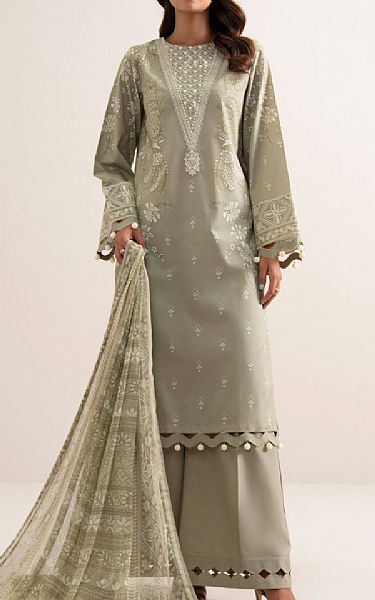 Sapphire Grey Lawn Suit | Pakistani Lawn Dress in USA- Image 1