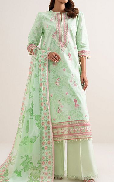 Sapphire Pale Green Lawn Suit | Pakistani Lawn Dress in USA- Image 1