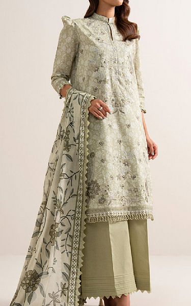 Sapphire Beige/Off White Lawn Suit | Pakistani Lawn Dress in USA- Image 1