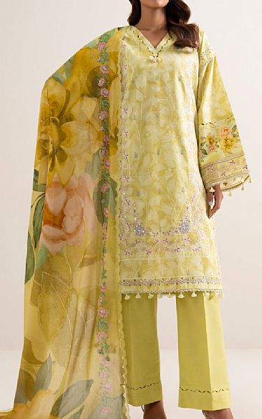 Sapphire Light Yellow/Off White Lawn Suit | Pakistani Lawn Dress in USA- Image 1