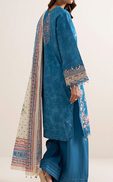 Sapphire Blue Lawn Suit | Pakistani Lawn Dress in USA- Image 2