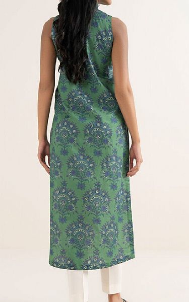 Sapphire Green Lawn Kurti | Pakistani Lawn Dress in USA- Image 2