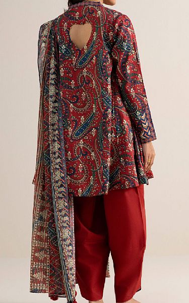 Sapphire Cornell Red Lawn Suit | Pakistani Lawn Dress in USA- Image 2
