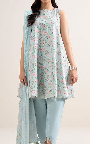 Sapphire Ice Blue Lawn Suit | Pakistani Lawn Dress in USA- Image 1