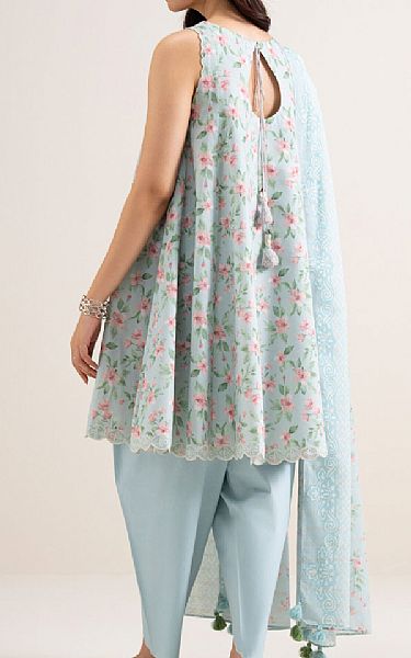 Sapphire Ice Blue Lawn Suit | Pakistani Lawn Dress in USA- Image 2