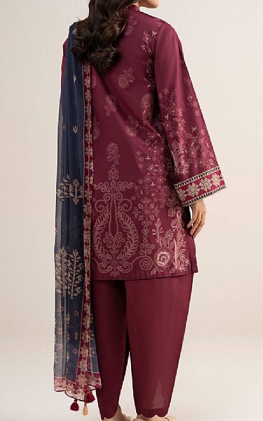 Sapphire Dark Rose Lawn Suit | Pakistani Lawn Dress in USA- Image 2